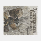 Jagdanger, Beste Beast tegen Renbrad Paperweight P Fleece Deken (Voorkant (Horizontaal))