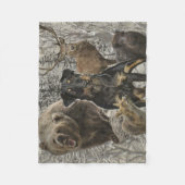 Jagdanger, Beste Beast tegen Renbrad Paperweight P Fleece Deken (Voorkant)