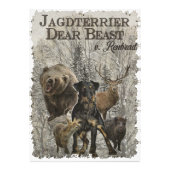 Jagdanger, Beste Beast tegen Renbrad Paperweight P Foto Afdruk (Voorkant)