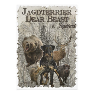 Jagdanger, Beste Beast tegen Renbrad Paperweight P Foto Afdruk