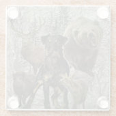 Jagdanger, Beste Beast tegen Renbrad Paperweight P Glazen Onderzetter (Achterkant)