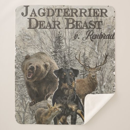 Jagdanger, Beste Beast tegen Renbrad Paperweight P Sherpa Deken (Voorkant)