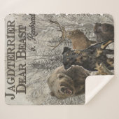 Jagdanger, Beste Beast tegen Renbrad Paperweight P Sherpa Deken (Voorkant (horizontaal))