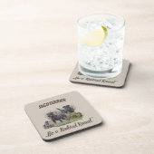 Jagdanger , Bo v. Renbrad Kennel.' Sticker Pape Bier Onderzetter (Rechterzijde)