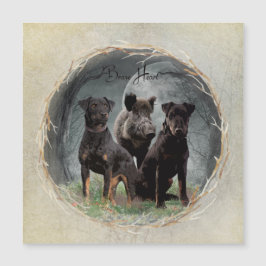 Jagdanger, dappere poster acryl