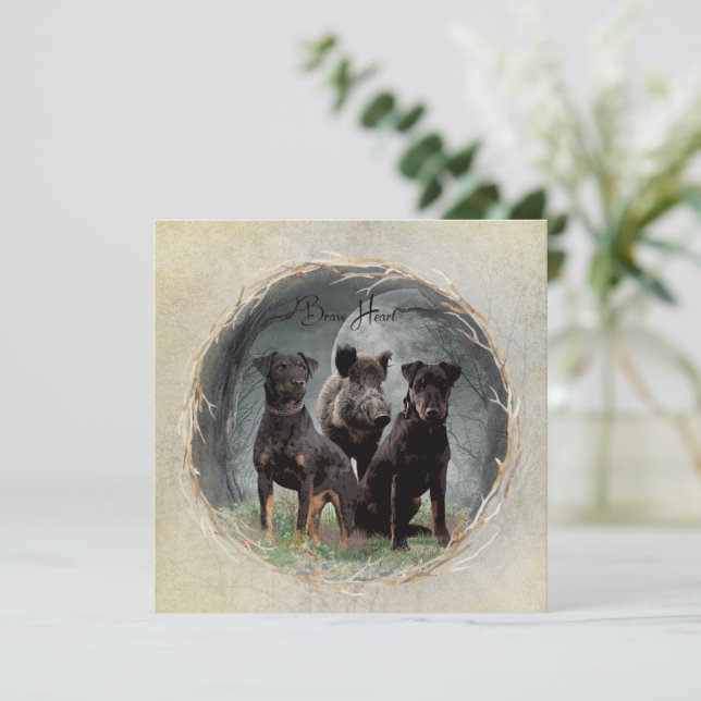 Jagdanger, dappere poster acryl (Staand voorkant)