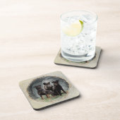 Jagdanger, dappere poster acryl bier onderzetter (Rechterzijde)