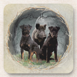 Jagdanger, dappere poster acryl bier onderzetter