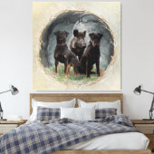 Jagdanger, dappere poster acryl canvas afdruk (Insitu (Slaapkamer))