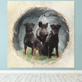 Jagdanger, dappere poster acryl canvas afdruk (Insitu (Houten vloer))