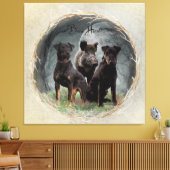 Jagdanger, dappere poster acryl canvas afdruk (Insitu (Woonkamer))