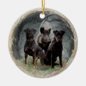 Jagdanger, dappere poster acryl keramisch ornament (Voorkant)