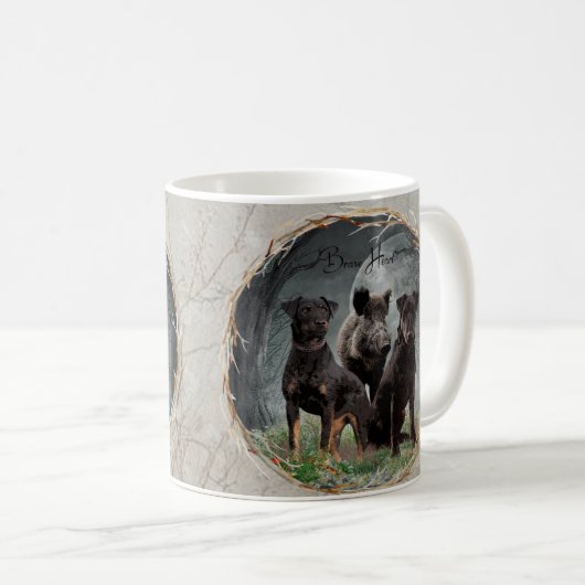 Jagdanger, dappere poster acryl koffiemok (Voorkant rechts)