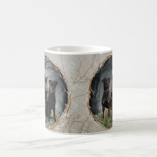 Jagdanger, dappere poster acryl koffiemok (Center)