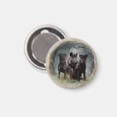 Jagdanger, dappere poster acryl magneet (Voorkant / Achterkant)