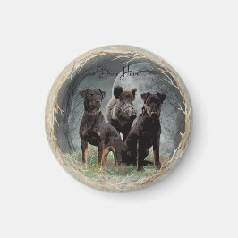 Jagdanger, dappere poster acryl magneet