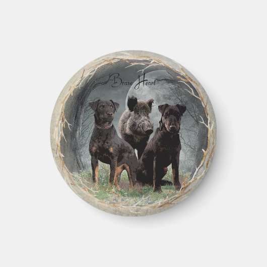 Jagdanger, dappere poster acryl magneet (Voorkant)