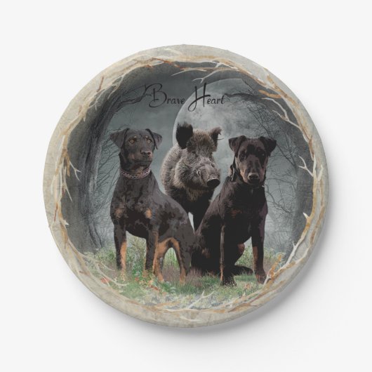 Jagdanger, dappere poster acryl papieren bordje (Voorkant)