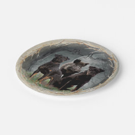 Jagdanger, dappere poster acryl papieren bordje