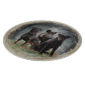 Jagdanger, dappere poster acryl snijplank (Hoek)