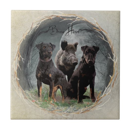 Jagdanger, dappere poster acryl tegeltje (Voorkant)