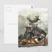 Jagdanger, Duitse jaagterger Briefkaart (Voorkant / Achterkant)