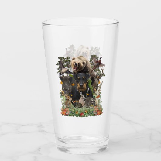 Jagdanger, Duitse jaagterger Glas (Voorkant)