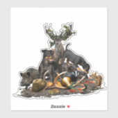 Jagdanger, Duitse jaagterger Sticker (Vel)