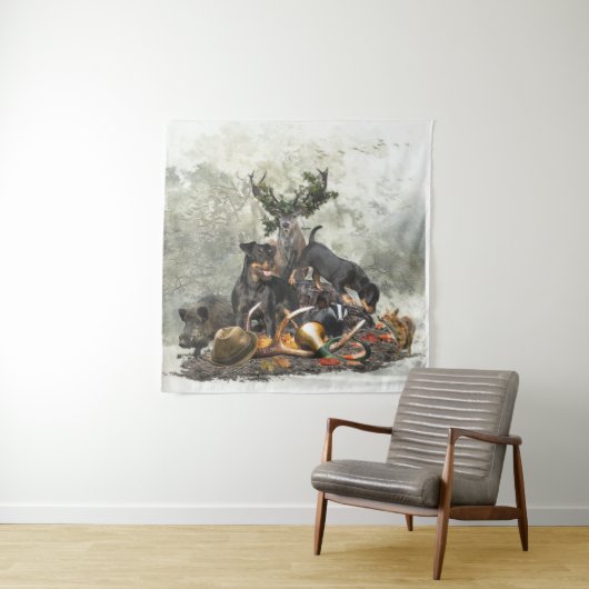 Jagdanger, Duitse jaagterger Wandkleed (In situ)