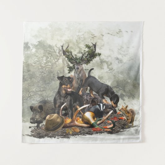 Jagdanger, Duitse jaagterger Wandkleed (Voorkant)