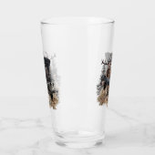 Jagdanger, German Hunting Terrier Glass Glas (Links)