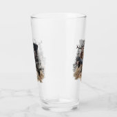 Jagdanger, German Hunting Terrier Glass Glas (Rechts)