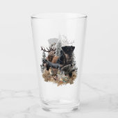 Jagdanger, German Hunting Terrier Glass Glas (Voorkant)