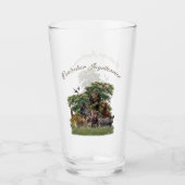 Jagdanger, German Hunting Terrier Glass Glas (Voorkant)