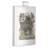 Jagdanger, German Hunting Terrier Tapestry Poste Flacon (Rechts)
