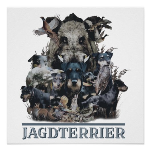 Jagdanger, Poster van de Duitse jaagterger (Voorkant)