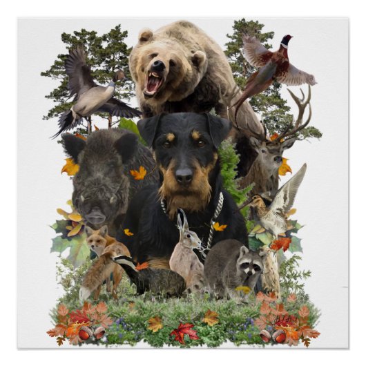 Jagdanger, Poster van de Duitse jaagterger (Voorkant)