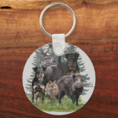 Jagdanger Sticker Button Sleutelhanger (Voorkant)