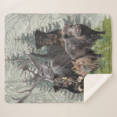 Jagdanger Sticker Outdoor Pillow Fleece Blanket Sherpa Deken (Voorkant (horizontaal))