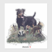 Jagdanger, Sticker van de Duitse jaagterger (Vel)