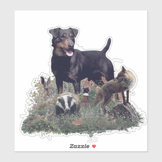 Jagdanger, Sticker van de Duitse jaagterger (Vel)