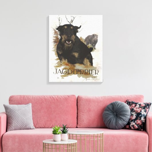 Jagdanger T-Shirt Coffee Mok Keramisch sieraad Canvas Afdruk (Insitu (Woonkamer))