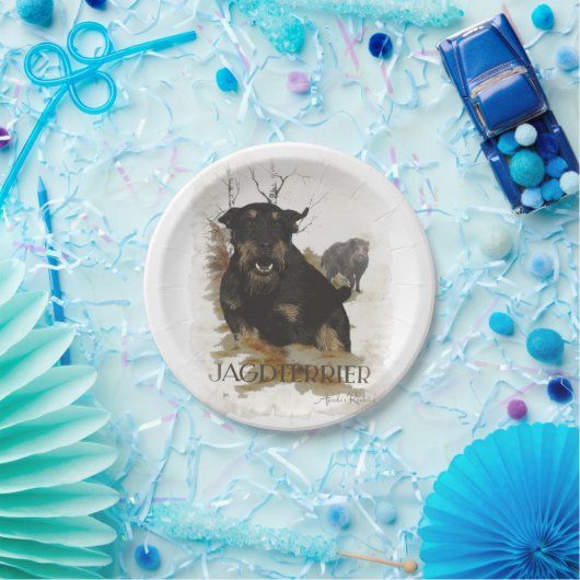 Jagdanger T-Shirt Coffee Mok Keramisch sieraad Papieren Bordje (Feest)