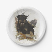 Jagdanger T-Shirt Coffee Mok Keramisch sieraad Papieren Bordje (Voorkant)