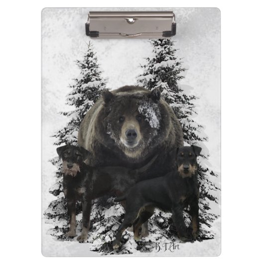 Jagdanger Tapestry Poster Acrylprint triptych Klembord (Voorkant)