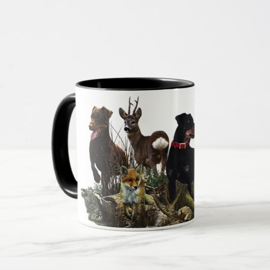 Jagdanger - veelzijdige jachthond mok (Voorkant links)