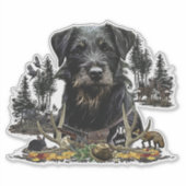 Jagdanger - veelzijdige jachthond sticker (Voorkant)