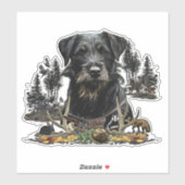 Jagdanger - veelzijdige jachthond sticker (Vel)