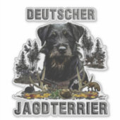 Jagdanger - veelzijdige jachthondensticker sticker (Voorkant)