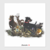 Jagdanger - veelzijdige jachthondensticker sticker (Vel)